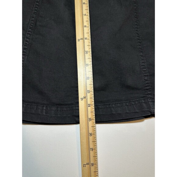 Free People‎ Modern Femme Denim Stretch Mini Skirt Washed Black Women's 8 - Picture 8 of 9